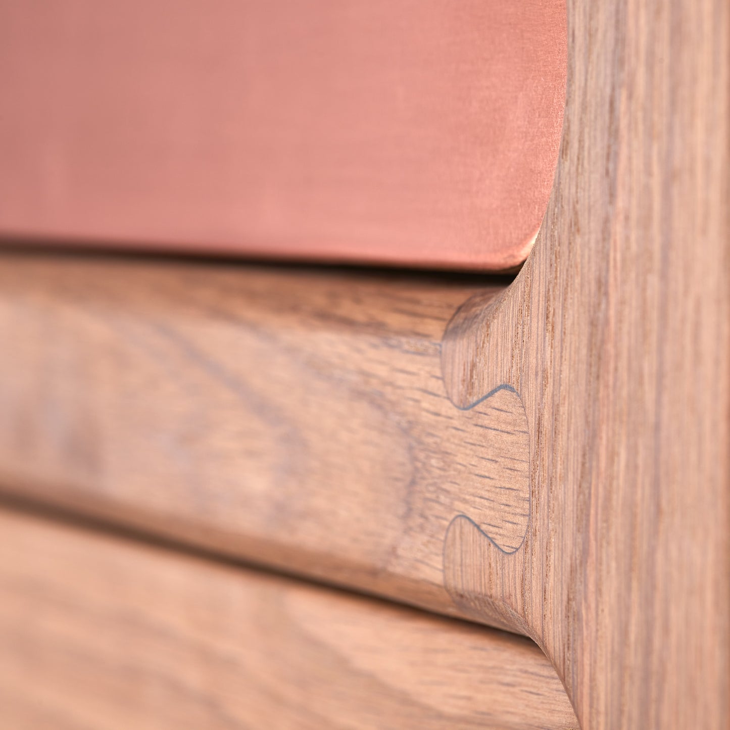 French Oak and Copper standing desk
