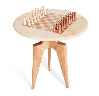 Custom Cherry and Maple chess set 